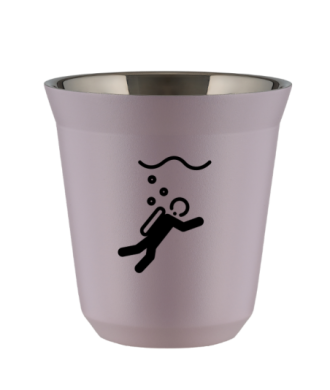 Tasse 80 ml LAVANDE "Plongée (noir)" Tasse 80 ml LAVANDE "Plongée (noir)"