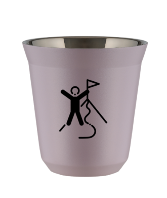 Tasse 80 ml LAVANDE "Escalade 1 (noir)" Tasse 80 ml LAVANDE "Escalade 1 (noir)"