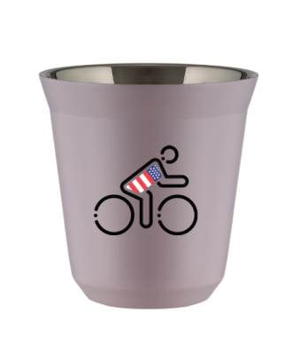 Tasse 80 ml LAVANDE "Cycliste aux couleurs britanniques" Tasse 80 ml LAVANDE "Cycliste aux couleurs britanniques"
