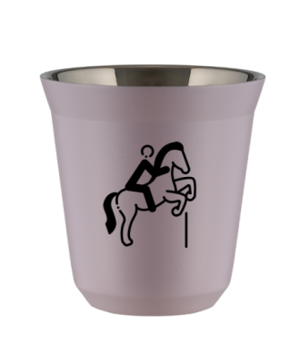 Tasse 80 ml LAVANDE "Équitation 1 (noir)" Tasse 80 ml LAVANDE "Équitation 1 (noir)"