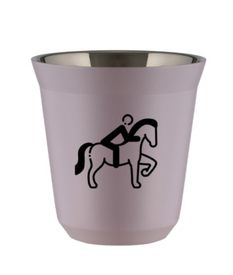 Tasse 80 ml LAVANDE "Équitation 2 (noir)" Tasse 80 ml LAVANDE "Équitation 2 (noir)"