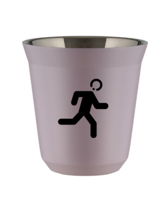 Tasse 80 ml LAVANDE "Coureur (noir)" Tasse 80 ml LAVANDE "Coureur (noir)"