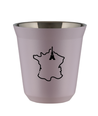 Tasse 80 ml LAVANDE "France (noir)" Tasse 80 ml LAVANDE "France (noir)"