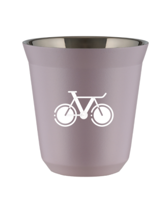Tasse 80 ml LAVANDE "Vélo 1 (blanc)" Tasse 80 ml LAVANDE "Vélo 1 (blanc)"