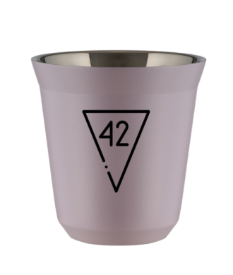 Tasse 80 ml LAVANDE "42 (noir)" Tasse 80 ml LAVANDE "42 (noir)"