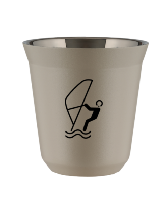 Tasse 80 ml BEIGE "Sports nautiques" Tasse 80 ml BEIGE "Sports nautiques"