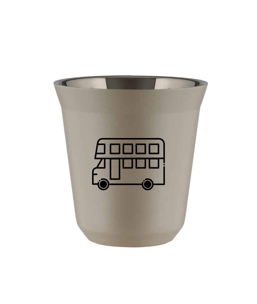 Tasse 80 ml BEIGE "Bus" Tasse 80 ml BEIGE "Bus"