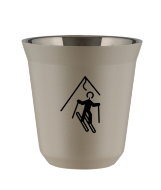 Tasse 80 ml BEIGE "Ski" Tasse 80 ml BEIGE "Ski"