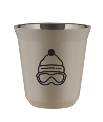 Tasse 80 ml BEIGE "Casquette (noir)" Tasse 80 ml BEIGE "Casquette (noir)"