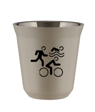 Tasse 80 ml BEIGE "Sports" Tasse 80 ml BEIGE "Sports"