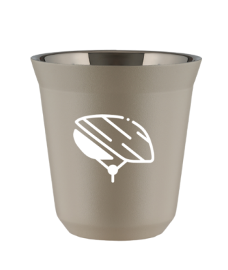 Tasse 80 ml BEIGE "Casque (blanc)" Tasse 80 ml BEIGE "Casque (blanc)"