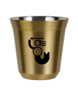 Tasse 80 ml OR "WARSZAWSKA SYRENKA (noir)" Tasse 80 ml OR "WARSZAWSKA SYRENKA (noir)"