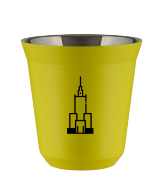 Tasse 80 ml JAUNE "Pałac kultury i nauki (noir)" Tasse 80 ml JAUNE "Pałac kultury i nauki (noir)"