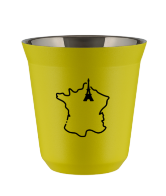 Tasse 80 ml JAUNE "France" Tasse 80 ml JAUNE "France"