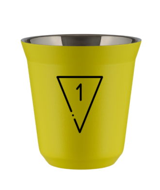 Tasse 80 ml JAUNE "1" Tasse 80 ml JAUNE "1"