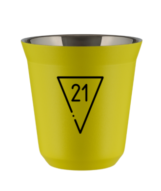 Tasse 80 ml JAUNE "21" Tasse 80 ml JAUNE "21"
