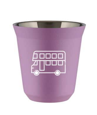 Tasse 80 ml LILAS "Bus (blanc)" Tasse 80 ml LILAS "Bus (blanc)"