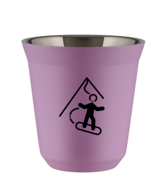 Tasse 80 ml LILAS "Snowboard" Tasse 80 ml LILAS "Snowboard"