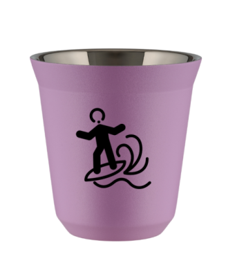 Tasse 80 ml LILAS "Planche à voile (noir)" Tasse 80 ml LILAS "Planche à voile (noir)"