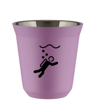 Tasse 80 ml LILAS "Plongée" Tasse 80 ml LILAS "Plongée"