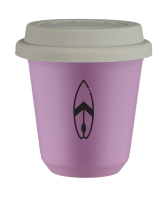 Tasse 80 ml LILAS "Planche (noir)", avec couvercle blanc Tasse 80 ml LILAS "Planche (noir)", avec couvercle blanc
