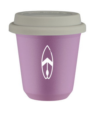 Tasse 80 ml LILAS "Planche (blanc)", avec couvercle blanc Tasse 80 ml LILAS "Planche (blanc)", avec couvercle blanc