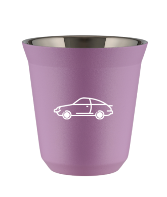 Tasse 80 ml LILAS "Voiture (blanc)" Tasse 80 ml LILAS "Voiture (blanc)"