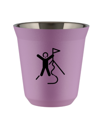 Tasse 80 ml LILAS "Escalade 1 (noir)" Tasse 80 ml LILAS "Escalade 1 (noir)"