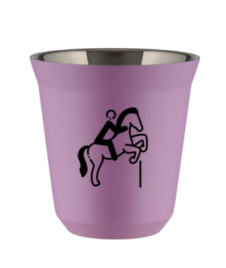 Tasse 80 ml LILAS "Équitation 1 (noir)" Tasse 80 ml LILAS "Équitation 1 (noir)"