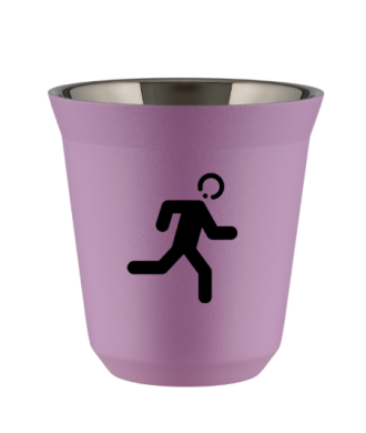 Tasse 80 ml LILAS "Coureur (noir)" Tasse 80 ml LILAS "Coureur (noir)"