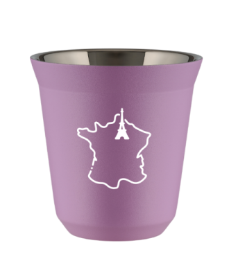 Tasse 80 ml LILAS "France (blanc)" Tasse 80 ml LILAS "France (blanc)"