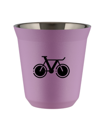 Tasse 80 ml LILAS "Vélo 1" Tasse 80 ml LILAS "Vélo 1"