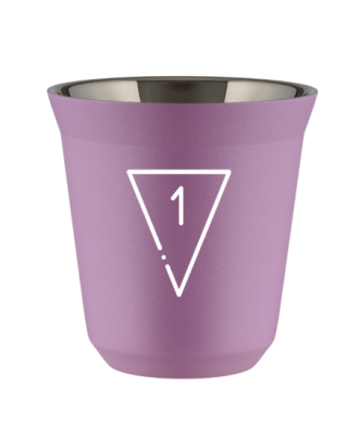 Tasse 80 ml LILAS "1 (blanc)" Tasse 80 ml LILAS "1 (blanc)"