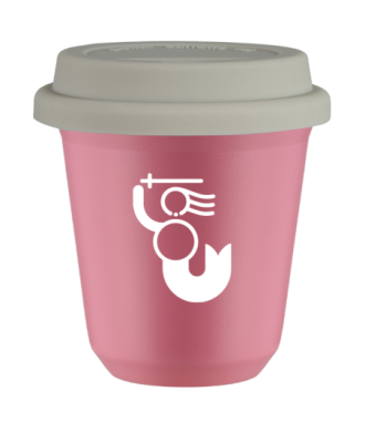 Tasse 80 ml ROSE "WARSZAWSKA SYRENKA (blanc)", avec couvercle blanc Tasse 80 ml ROSE "WARSZAWSKA SYRENKA (blanc)", avec couvercle blanc