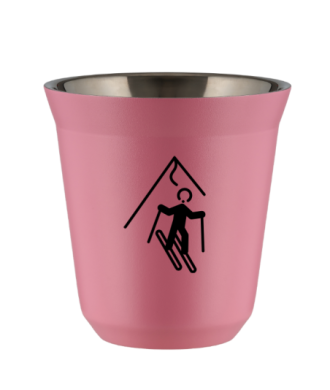 Tasse 80 ml ROSE "Ski" Tasse 80 ml ROSE "Ski"