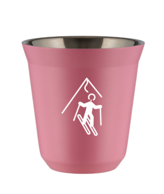 Tasse 80 ml ROSE "Ski (blanc)" Tasse 80 ml ROSE "Ski (blanc)"
