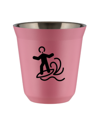 Tasse 80 ml ROSE "Planche à voile" Tasse 80 ml ROSE "Planche à voile"