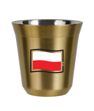 Tasse 80 ml OR "Drapeau polonais" Tasse 80 ml OR "Drapeau polonais"