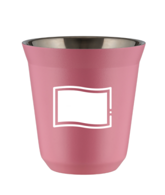 Tasse 80 ml ROSE "Drapeau polonais (blanc)" Tasse 80 ml ROSE "Drapeau polonais (blanc)"