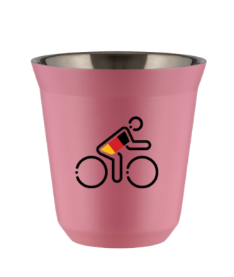 Tasse 80 ml ROSE "Cycliste aux couleurs allemandes" Tasse 80 ml ROSE "Cycliste aux couleurs allemandes"