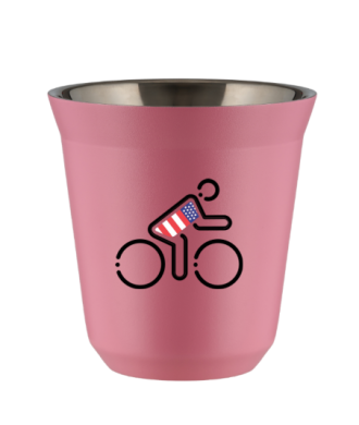 Tasse 80 ml ROSE "Cycliste aux couleurs britanniques" Tasse 80 ml ROSE "Cycliste aux couleurs britanniques"