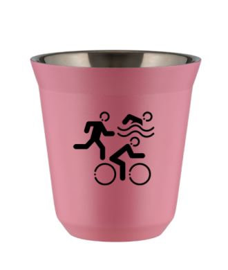 Tasse 80 ml ROSE "Sports (noir)" Tasse 80 ml ROSE "Sports (noir)"