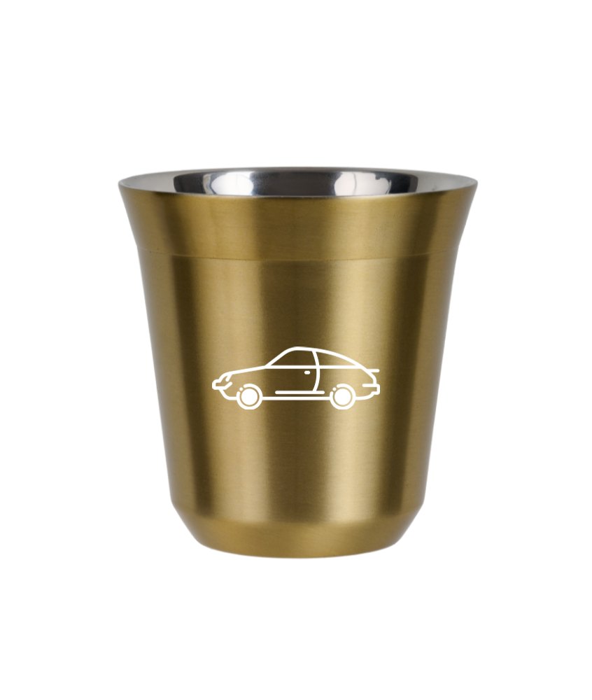 Tasse 80 ml OR "Voiture (blanc)"
