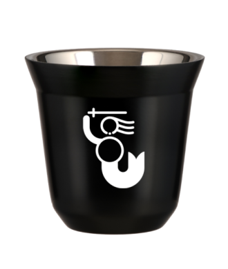 Tasse 150 ml NOIR "WARSZAWSKA SYRENKA (blanc)" Tasse 150 ml NOIR "WARSZAWSKA SYRENKA (blanc)"