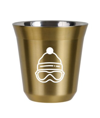 Tasse 80 ml OR "Casquette (blanc)" Tasse 80 ml OR "Casquette (blanc)"