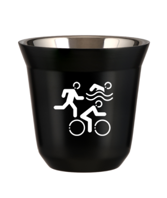Tasse 150 ml NOIR "Sports (blanc)" Tasse 150 ml NOIR "Sports (blanc)"