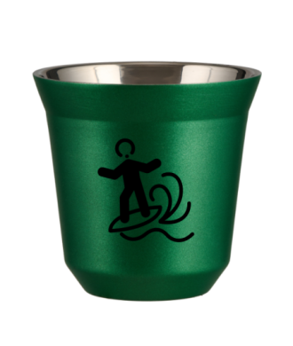 Tasse 150 ml VERT MÉTALLIQUE "Planche à voile" Tasse 150 ml VERT MÉTALLIQUE "Planche à voile"