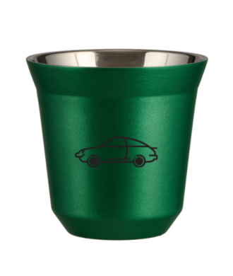 Tasse 150 ml VERT MÉTALLIQUE "Voiture (noir)" Tasse 150 ml VERT MÉTALLIQUE "Voiture (noir)"