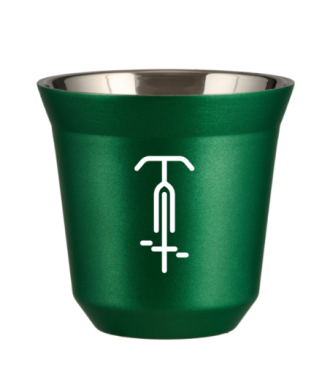 Tasse 150 ml VERT MÉTALLIQUE "Cyclisme 1 (blanc)" Tasse 150 ml VERT MÉTALLIQUE "Cyclisme 1 (blanc)"