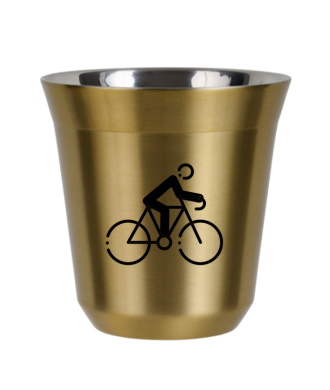 Tasse 80 ml OR "Cyclisme 3 (noir)" Tasse 80 ml OR "Cyclisme 3 (noir)"